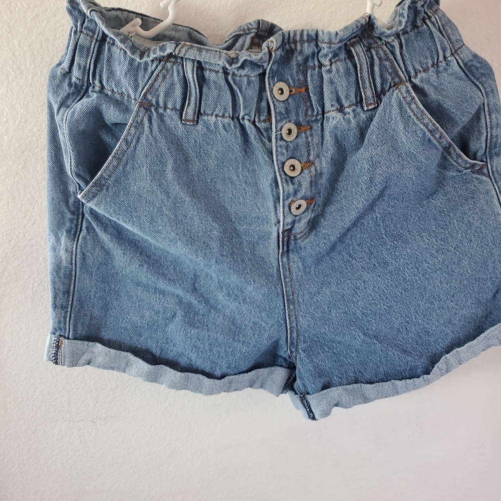 High waisted Jean shorts